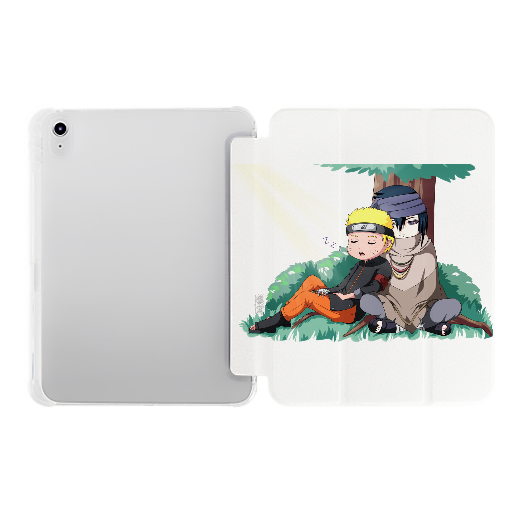 （画像用） NARUTO -ナルト- うずまき ナルト Uzumaki Naruto IPad ケース ペン収納付き 三つ折りスタンド PUレザー×シリコン 対応機種9.5/10.5/10.9インチ
